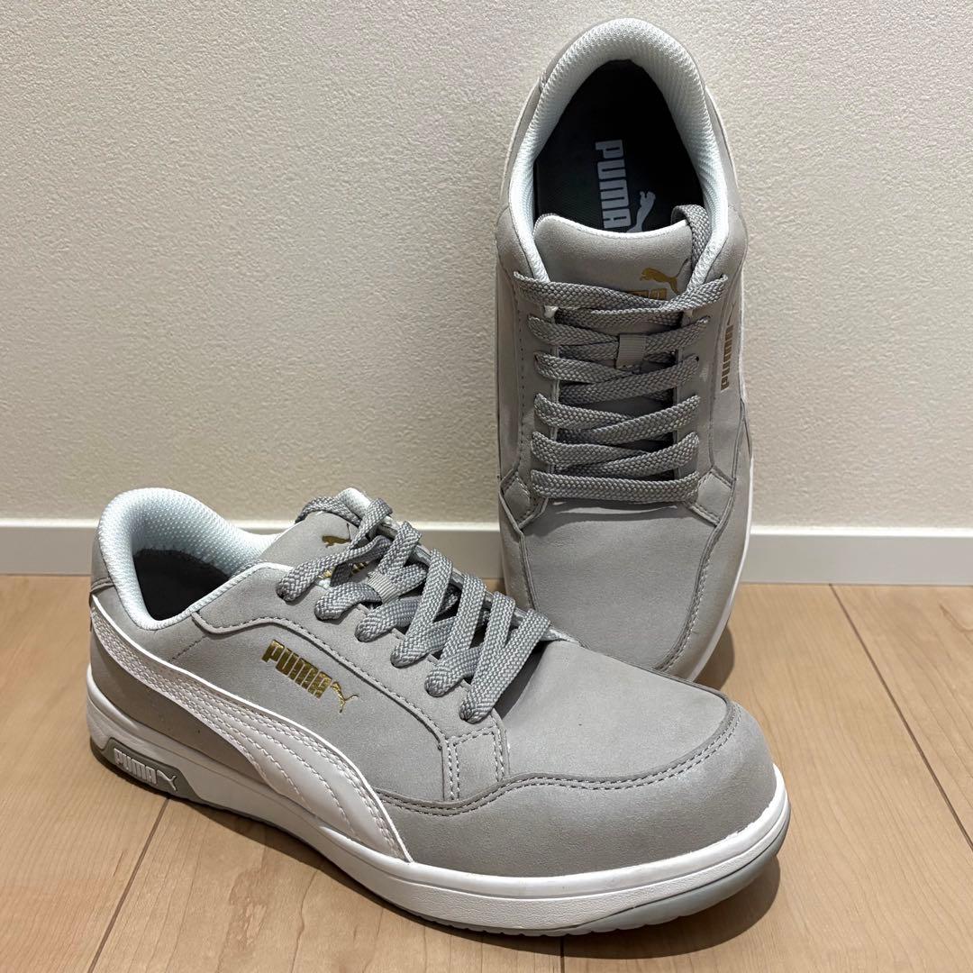 【使用1度のみ】PUMA 安全靴26.0グレー ユニセックススニーカー PUMA SAFETY 安全靴 HERITAGE ICONIC LOW｜空調服専門店