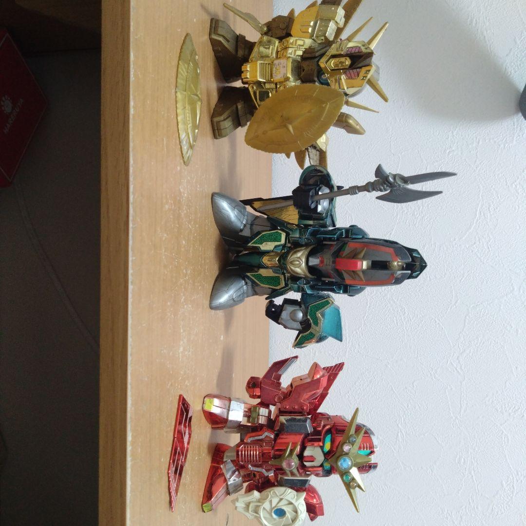 元祖SDガンダム 　集結！！三大機兵　組立済み 参考価格】結集!! 三大機兵 真聖機兵ガンレックス 機甲神エルガイヤー