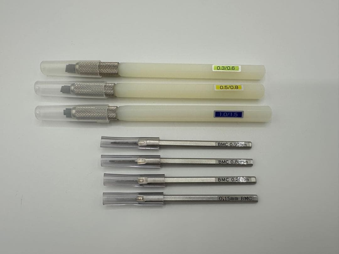 スジボリ堂　BMCダンモ　BMCタガネ　まとめ売り BMCダンモ 段落ち幅 0.5mm 0.8mm スジボリ堂 取寄品 : ゴッドハンド