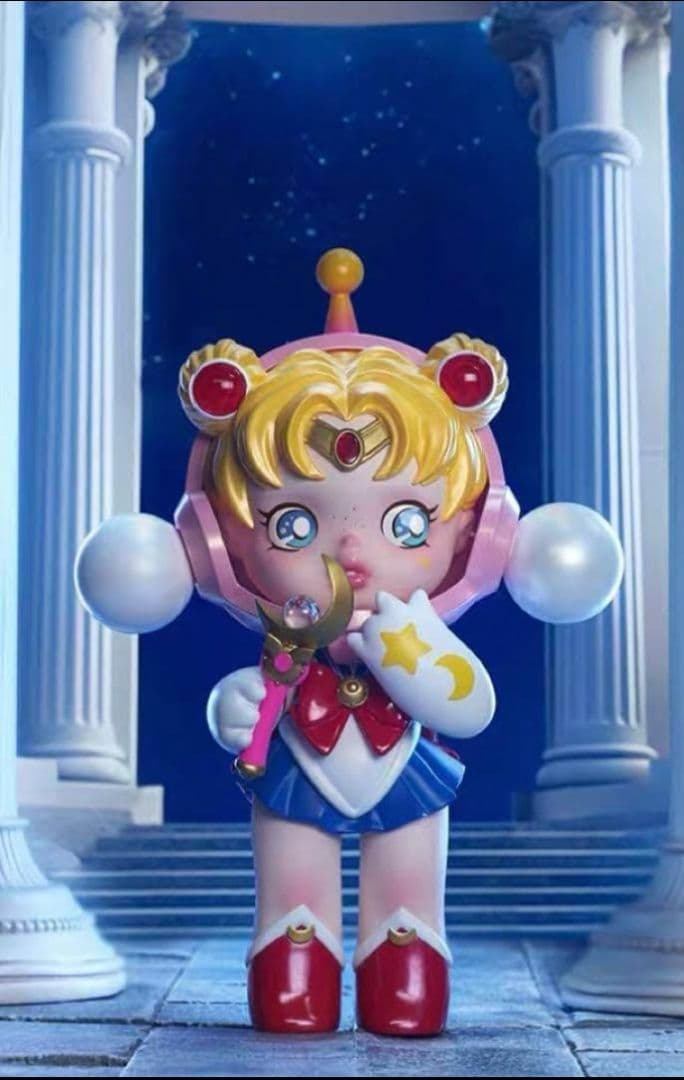 SKULL PANDA SAILORMOON フィギュア POP MART SkullPanda X Sailor Moon Figure Unboxing and Review - Is