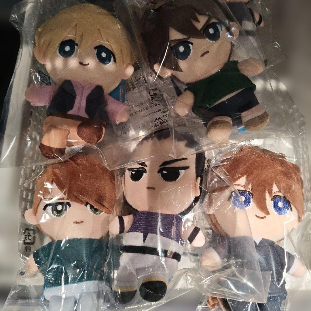 新機動戦記ガンダムW マスコット Chibiぬいおすわりマスコット 5人セット