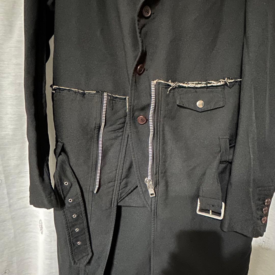 コムデギャルソンオムプリュス 2013AW 縮絨 ライダースドッキング