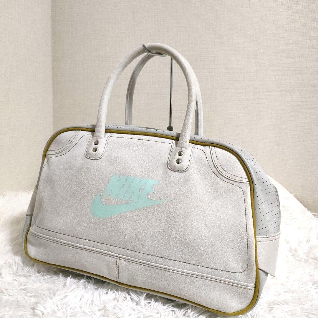 激レア♪ NIKE ナイキ ボストンバッグ スエード Y2K ハンドバッグ
