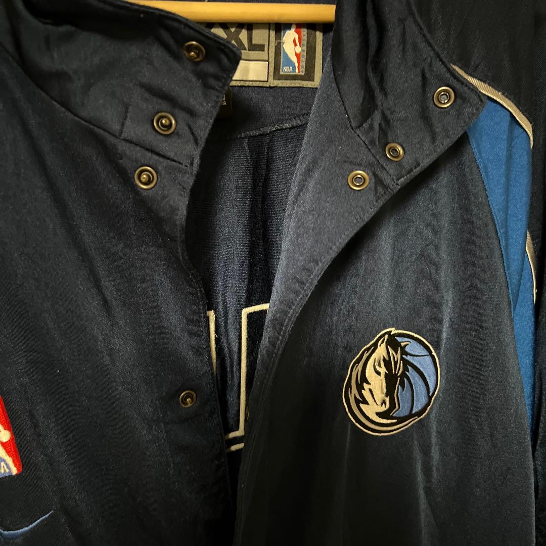 NIKE NBA マーベリックス ウォームアップジャケット XXL 刺繍 光沢