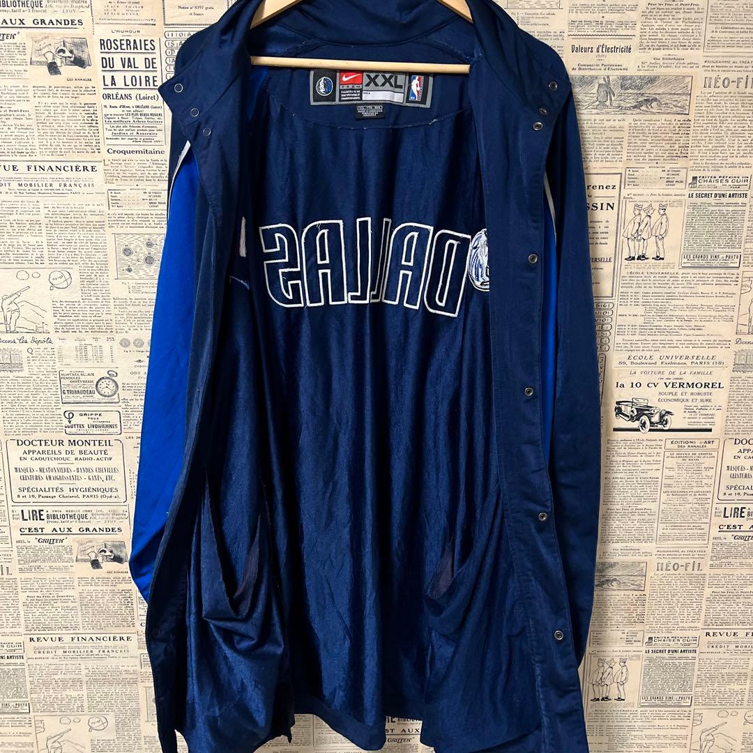 NIKE NBA マーベリックス ウォームアップジャケット XXL 刺繍 光沢