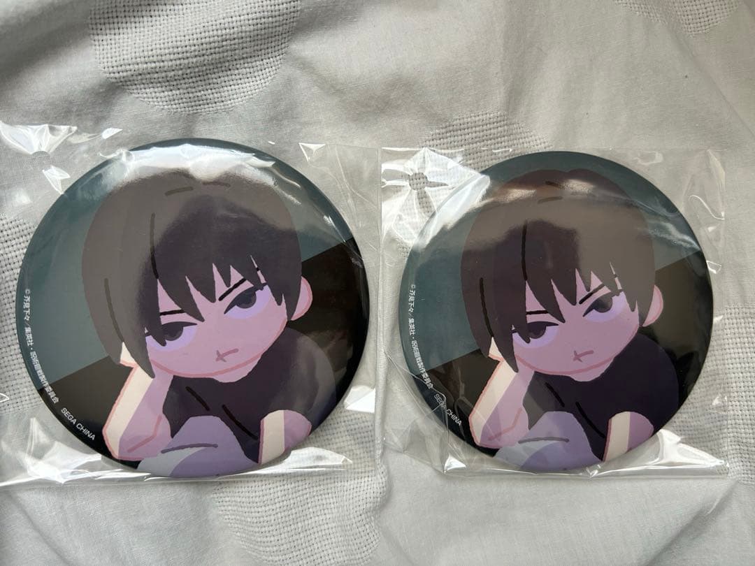 セガラッキーくじ 呪術廻戦 群青・落日 G賞 BIG缶バッジ 伏黒甚爾 2点