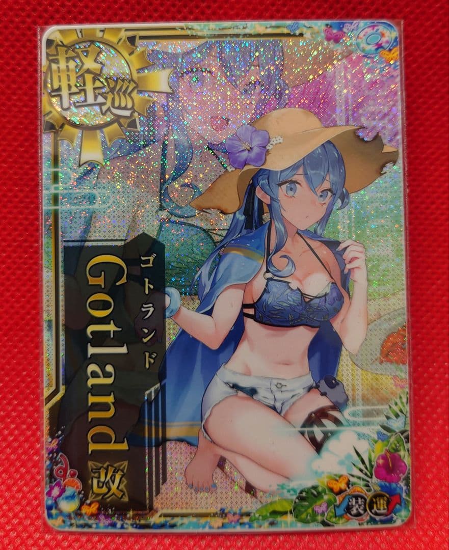 艦これアーケード　ゴトランド改　水着モード　中破　ホロ