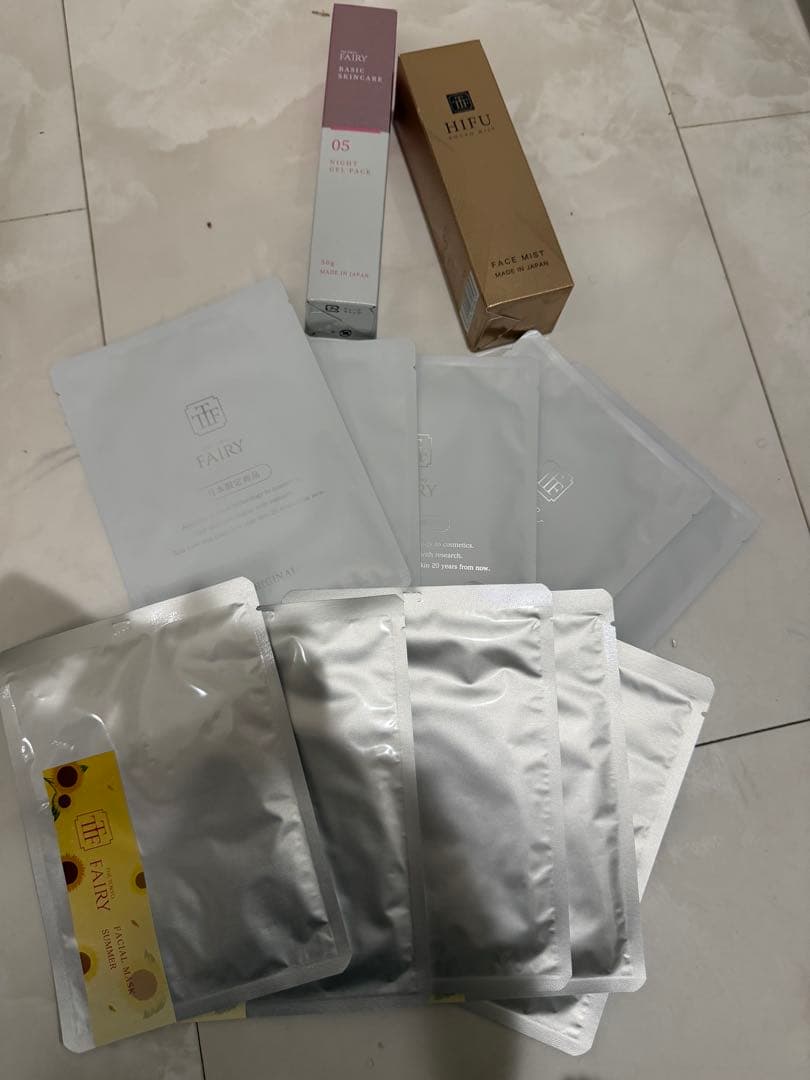 HIFU フェイスミスト & ナイトジェルパック&シートマスク10枚