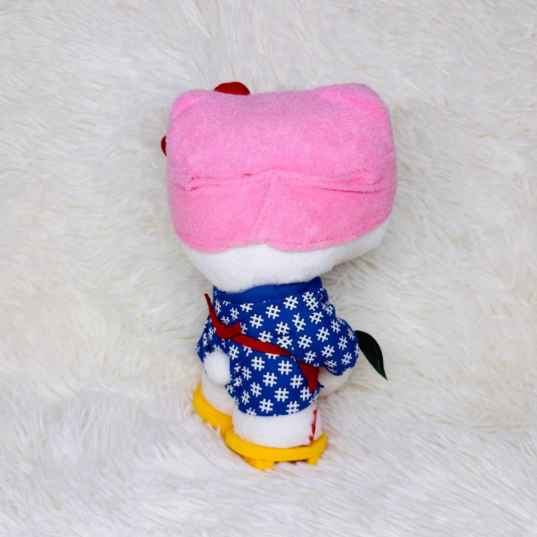 希少 美品 キティ ご当地 ぬいぐるみ マスコット 鹿児島限定 桜島大根