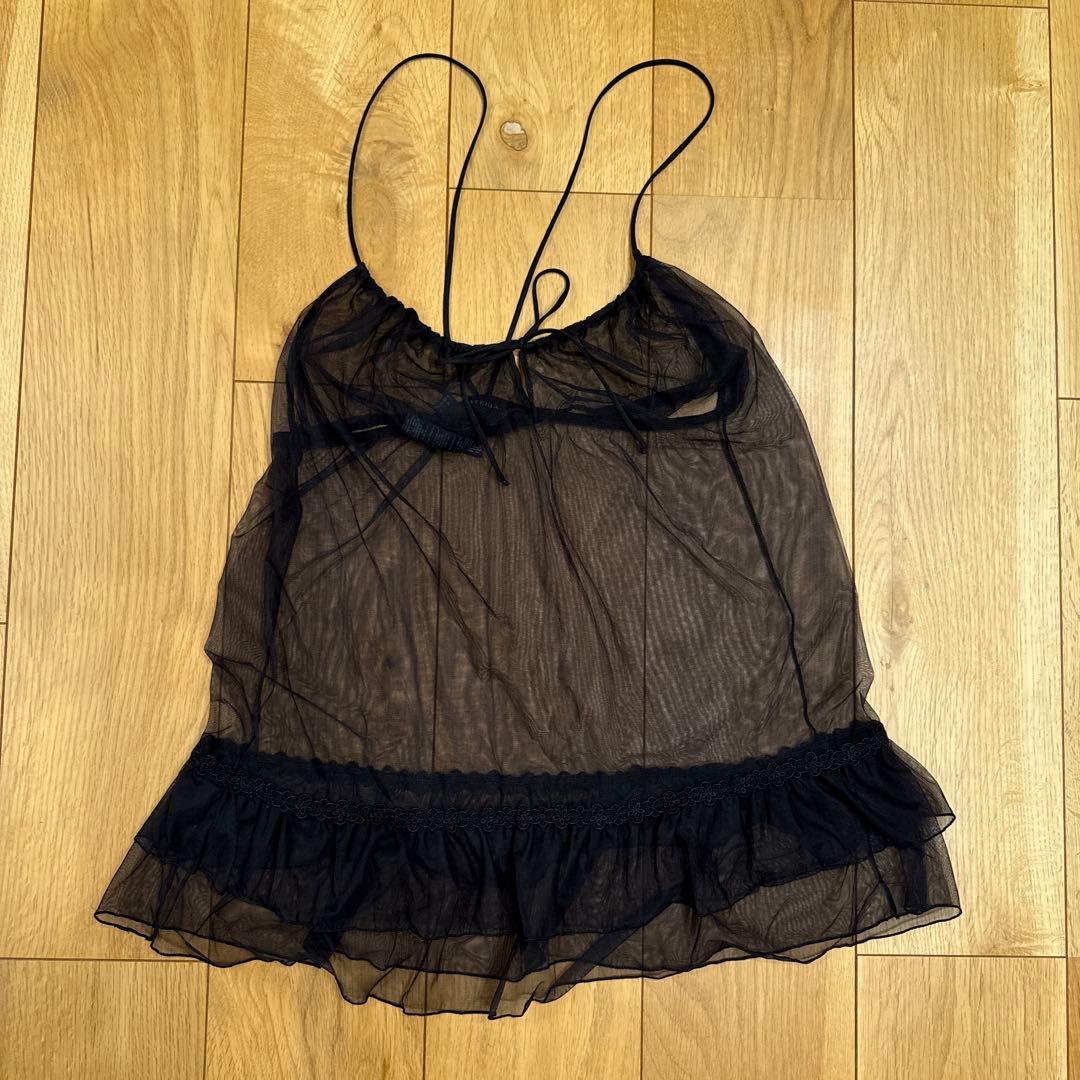 LA PERLA ブラック キャミソール M