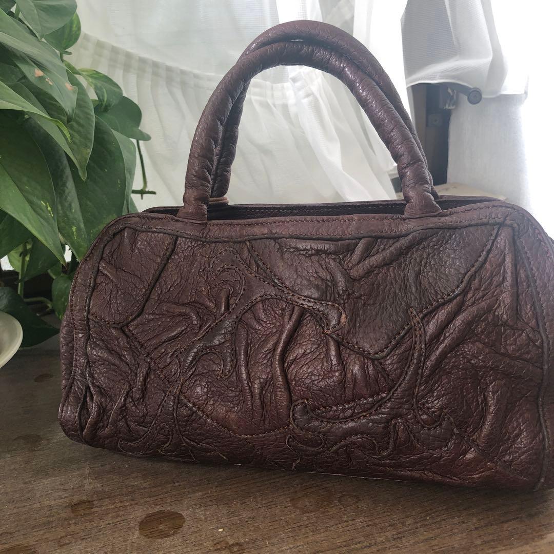 ibiza IBIZA イビザ 上品な ペッカリー ハンドバッグ