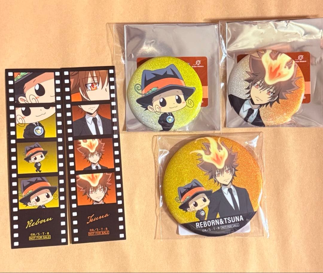 家庭教師ヒットマンREBORN! 沢田綱吉 スーツの歩み 缶バッジ 特典