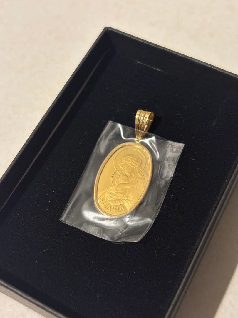 24Kゴールド 聖母マリア ペンダント 2.5g