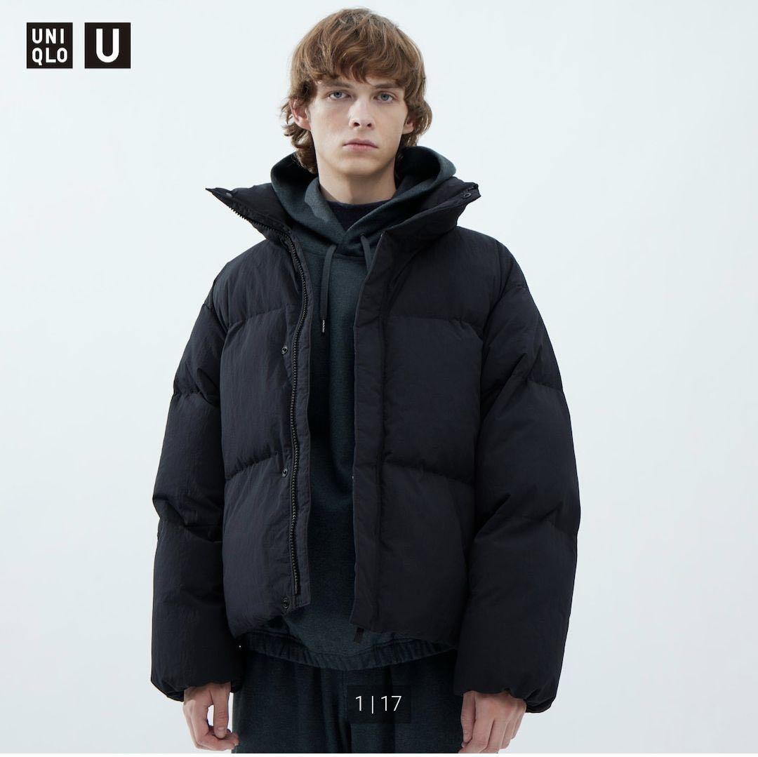 UNIQLO U パデッドボリュームジャケットブラックXL