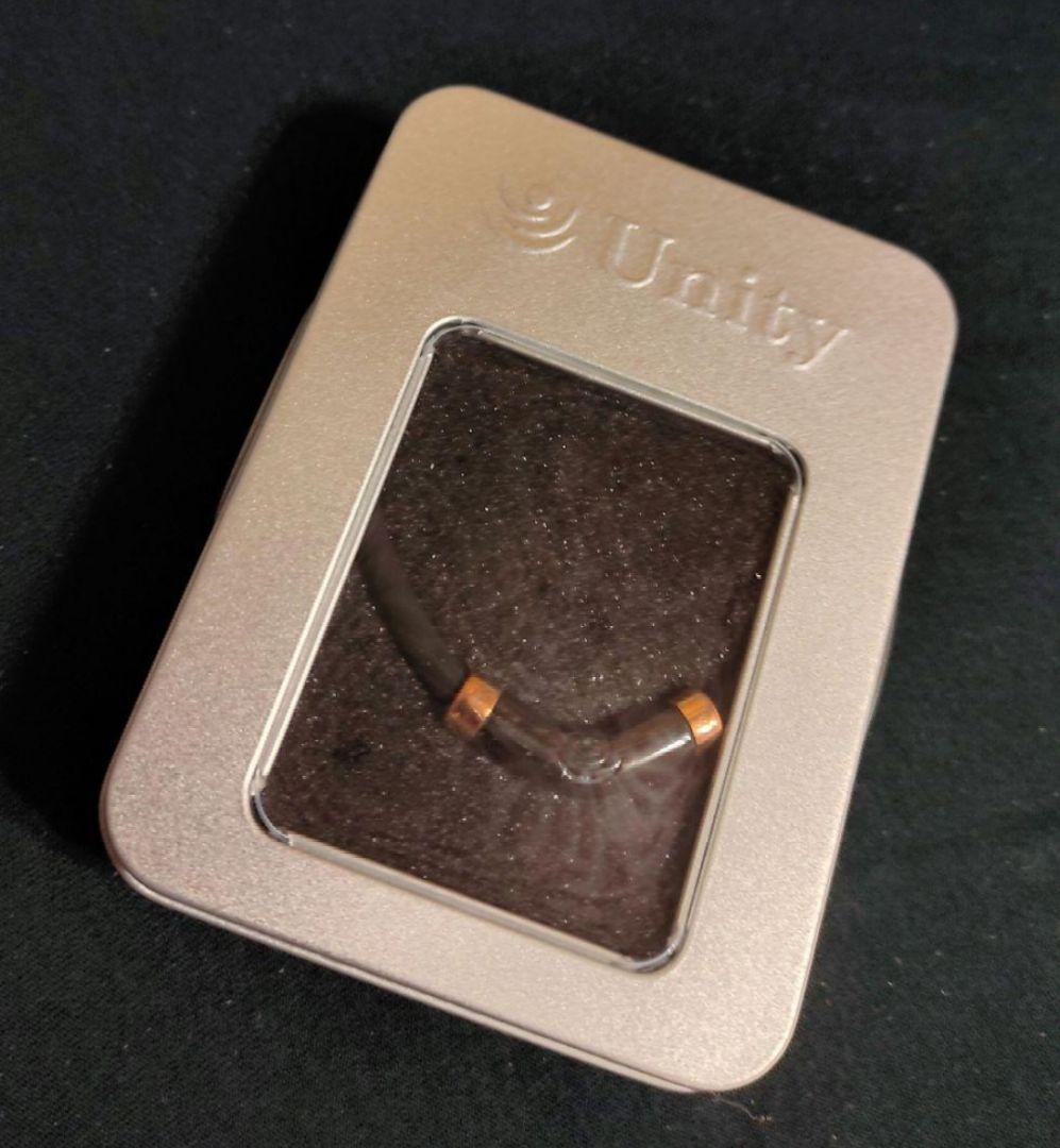 ⭐新品未使用⭐Unity ユニティー　北投石ネックレス　ブラック