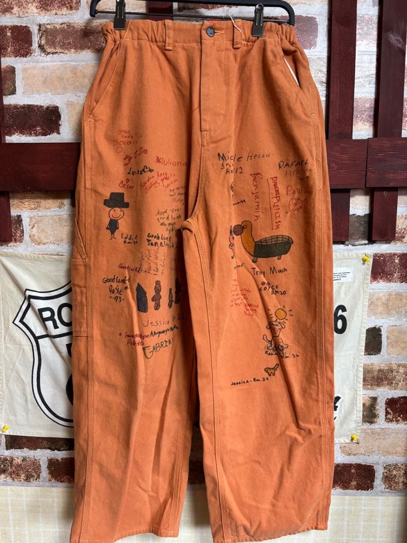 デニム＆ダンガリー DENIM DUNGAREE ラクガキロングパンツ 新品02 スウェットパンツ DENIM DUNGAREE(デニムダンガリー) dd738502