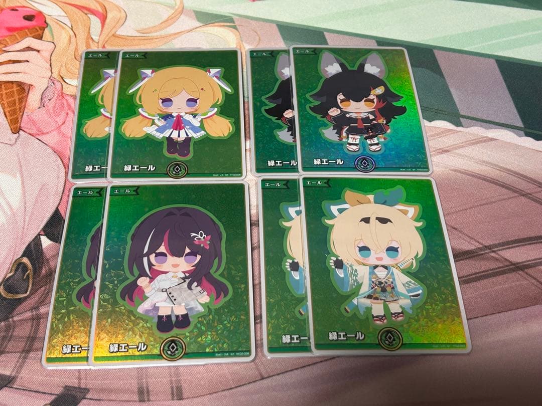 マ*ウ様 ホロライブカードゲーム　緑エール　SY8枚セット　バラ売り不可