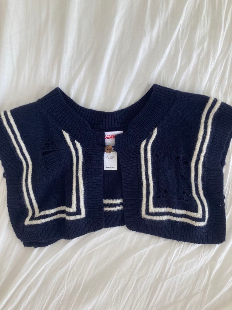 Charles Jeffrey Loverboy セーラー ニット付け襟