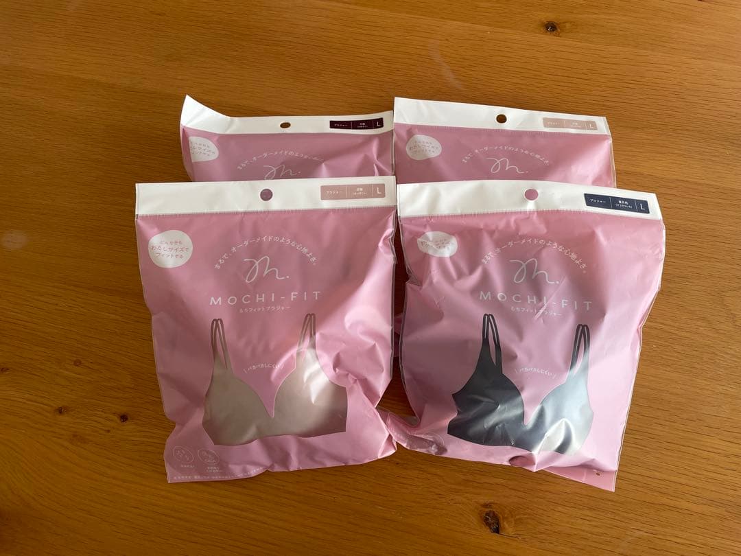 MOCHI-FIT ブラジャー Lサイズ 4枚セット
