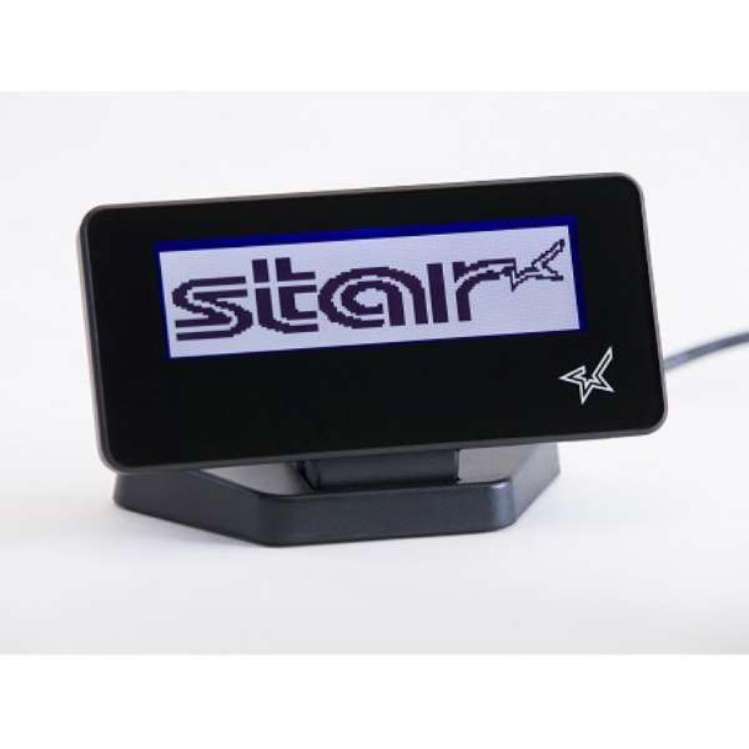 【美品・1回使用のみ】スター精密 カスタマーディスプレイ SCD222UBLK