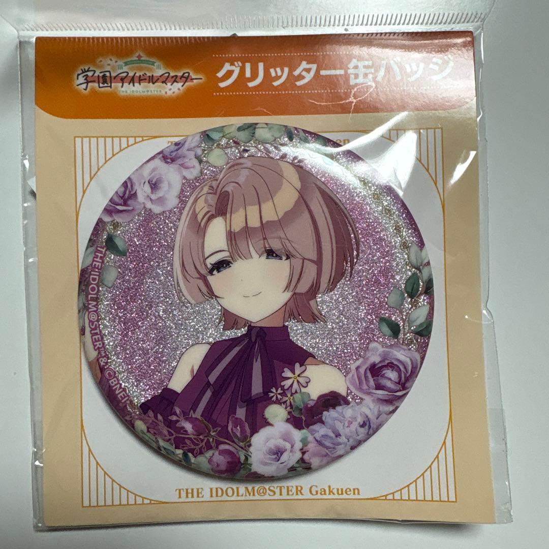 学園アイドルマスター グリッター缶バッジ 有村麻央 - メルカリ