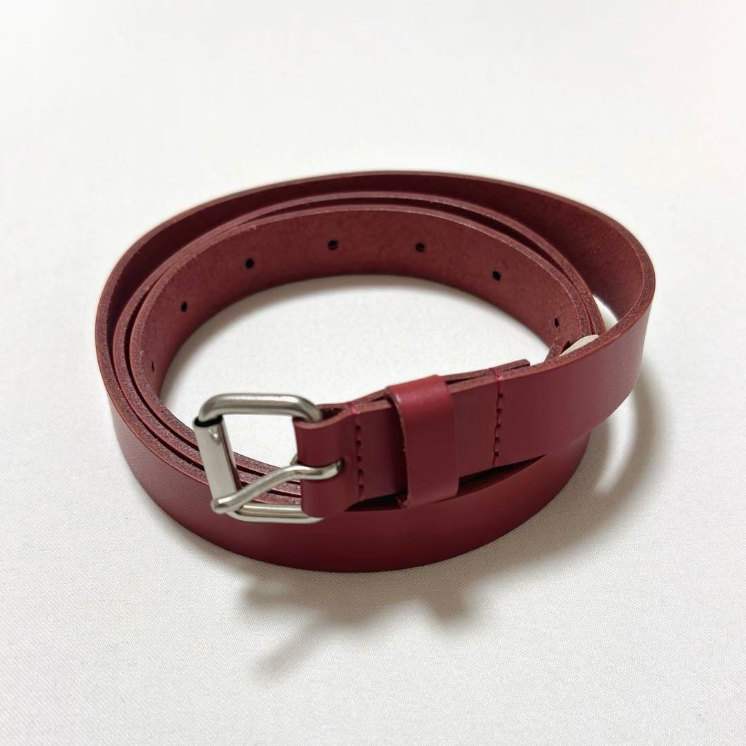 希少 00s コムデギャルソンオムプリュス カウレザーナローベルトarchive