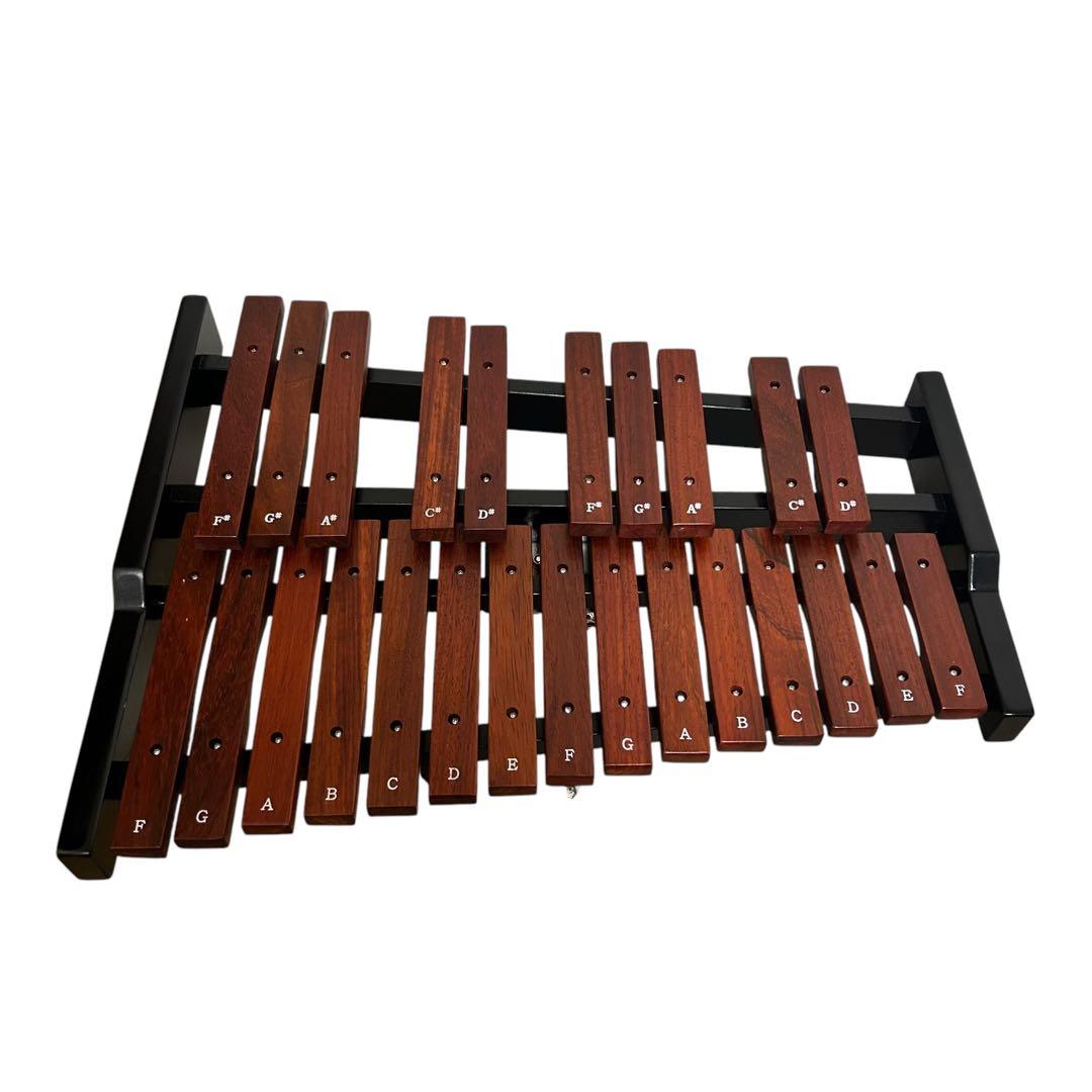 美品Enhong 25音 卓上木琴 マレット、スタンド付き - メルカリ