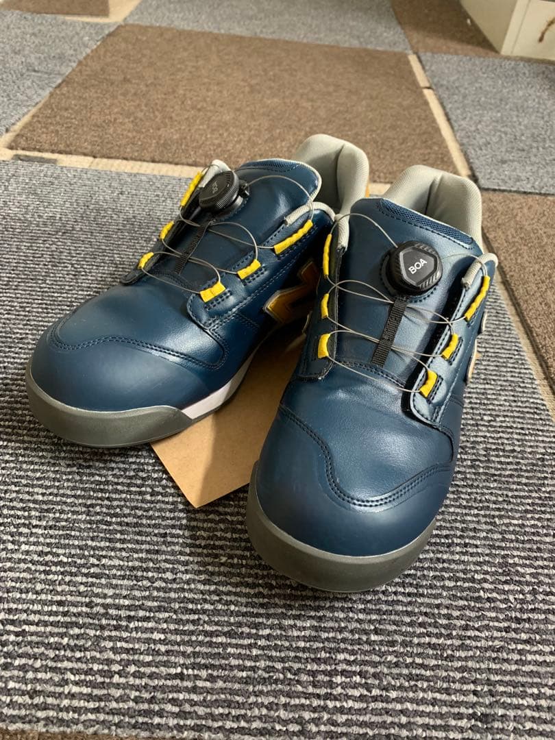 New Balance 安全靴 ネイビー/イエロー