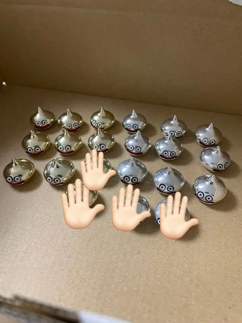 ドラゴンクエスト　ミニミニ　メタルスライムたち　17コ ドラゴンクエスト ミニミニ メタルスライムたち 17コ 勇者必見