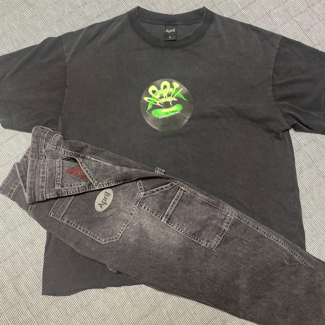 APRIL SKATEBOARDS BUGGYデニム＆Tシャツセット堀米雄斗