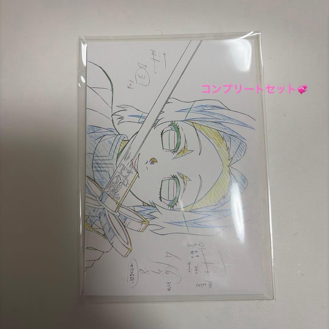 鬼滅の刃 胡蝶しのぶ ufotable cafe 絵巻 展示原画ポストカード