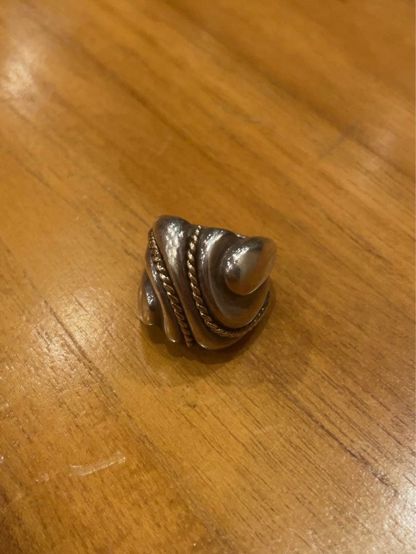 シルバーリング 925 14K 90s 22号