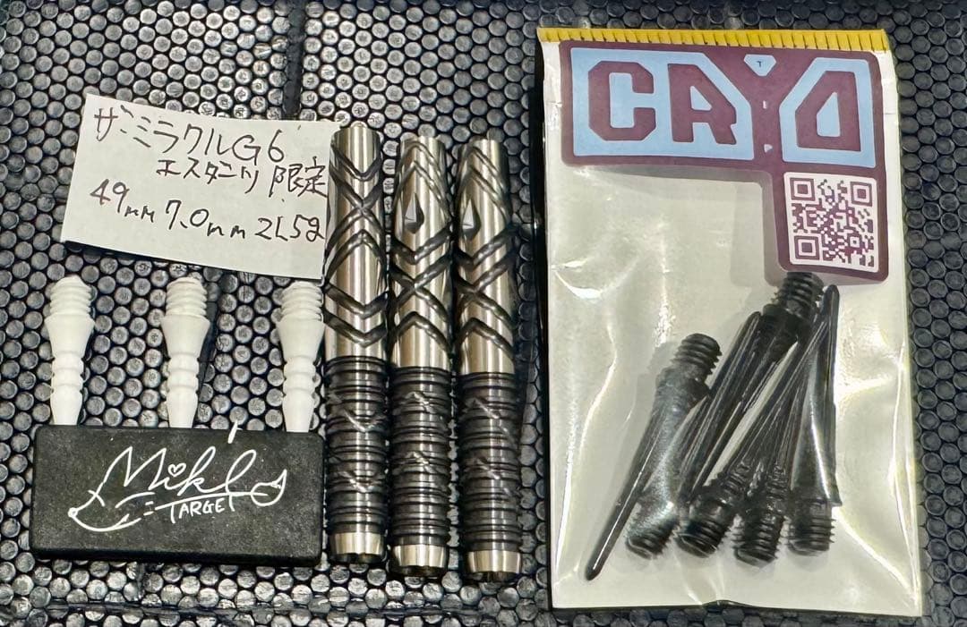 新品【ターゲット】ザ・ミラクルG6 エスダーツ限定 21.5gチップサンプル付き