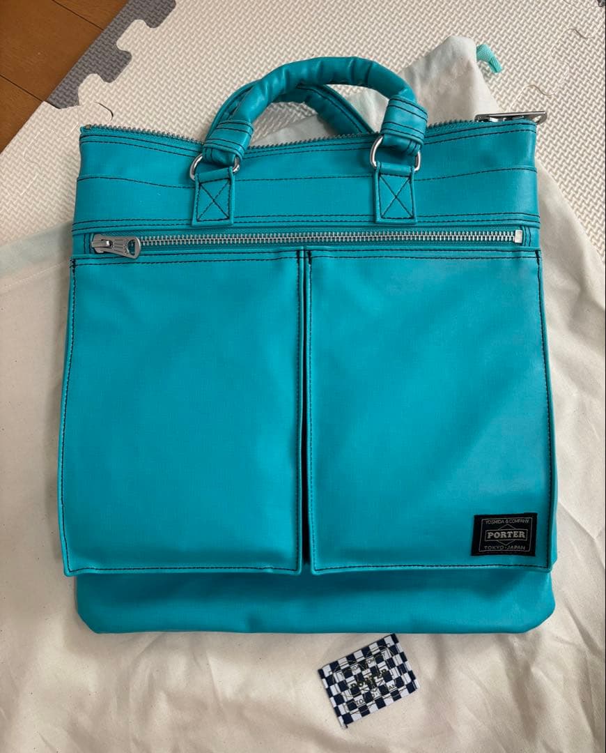 ターコイズ PORTER FREE STYLE Helmet Bag - メルカリ