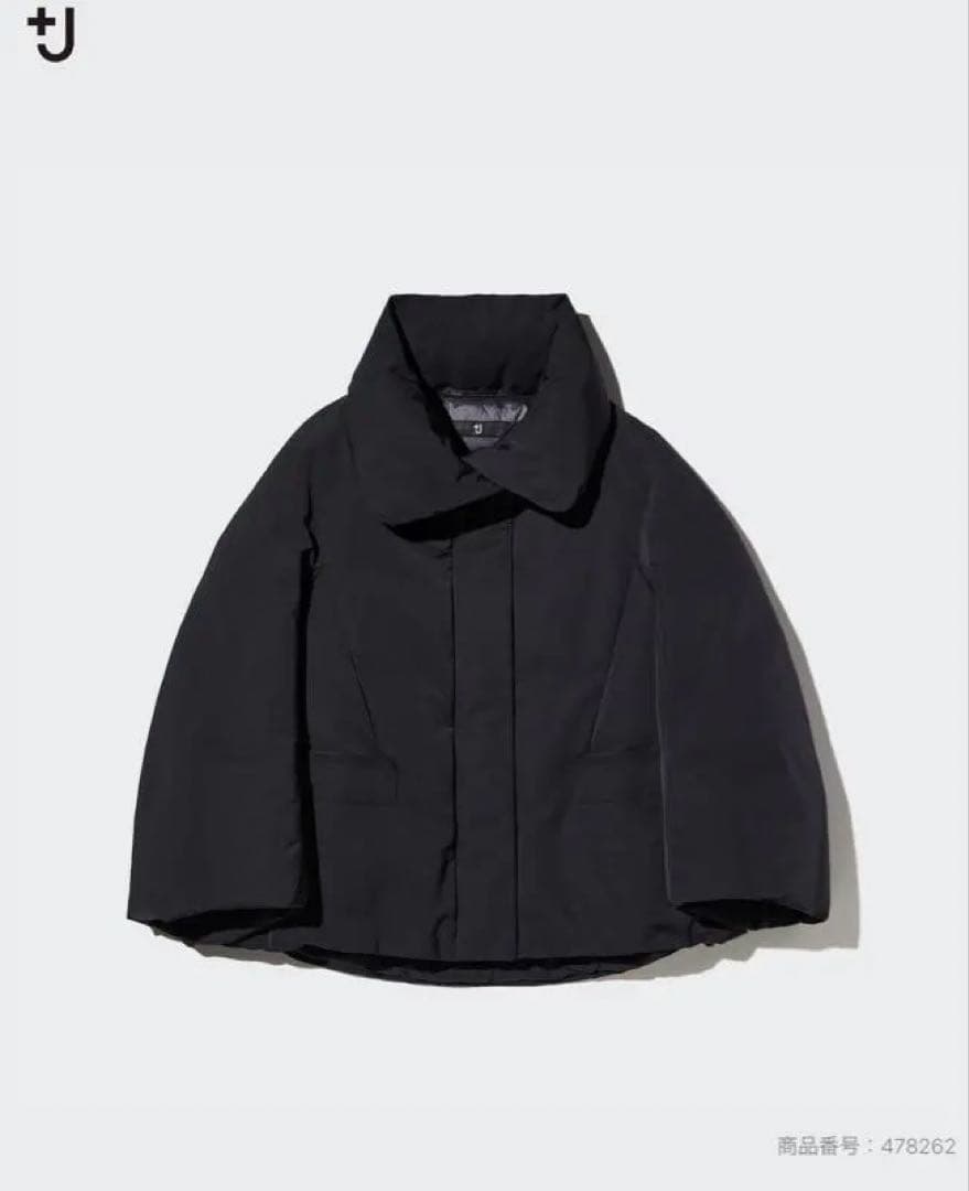 る*ん様 ハイブリッドダウンジャケット ユニクロ +J UNIQLO 黒