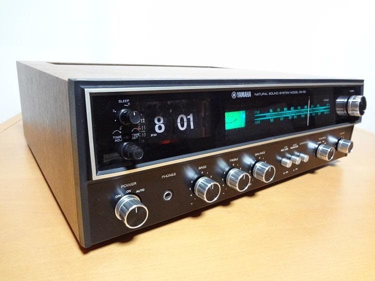 YAMAHA CS-50 ステレオレシーバー 1975年式 専用ケーブル付属 - メルカリ