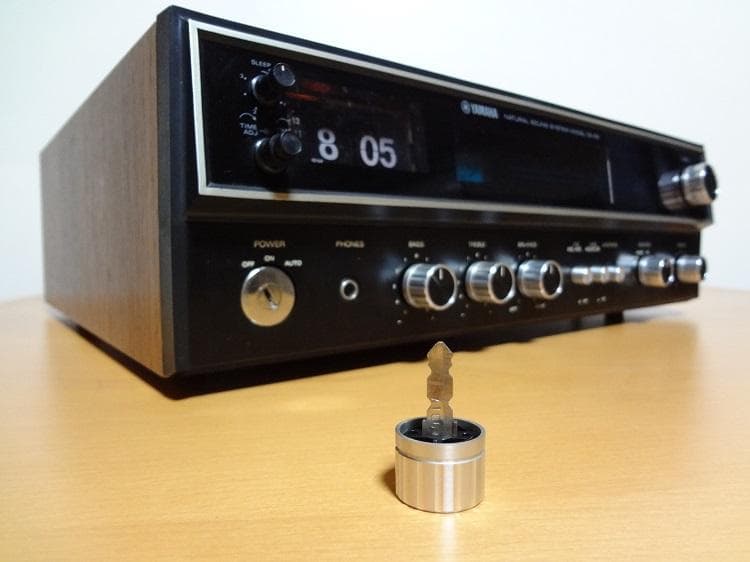 YAMAHA CS-50 ステレオレシーバー 1975年式 専用ケーブル付属 - メルカリ