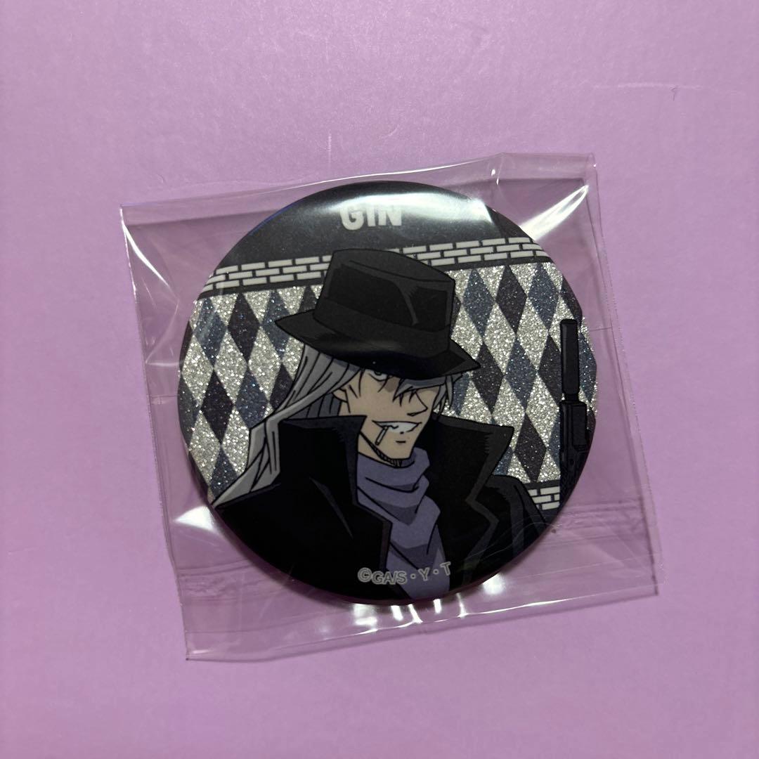 名探偵コナン ジン トレーディングメタリック缶バッジ - メルカリ