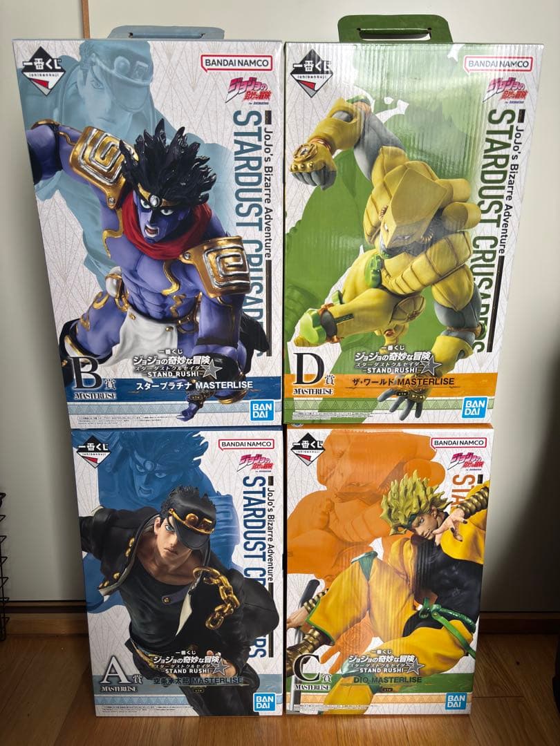 ジョジョ MASTERLISE フィギュア 一番くじ まとめ売り　箱付き