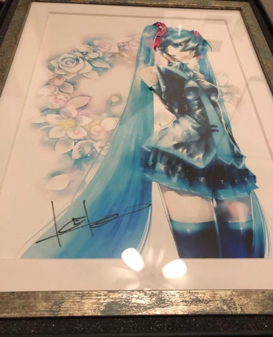 初音ミク KEIサイン入りオリジナル複製原画