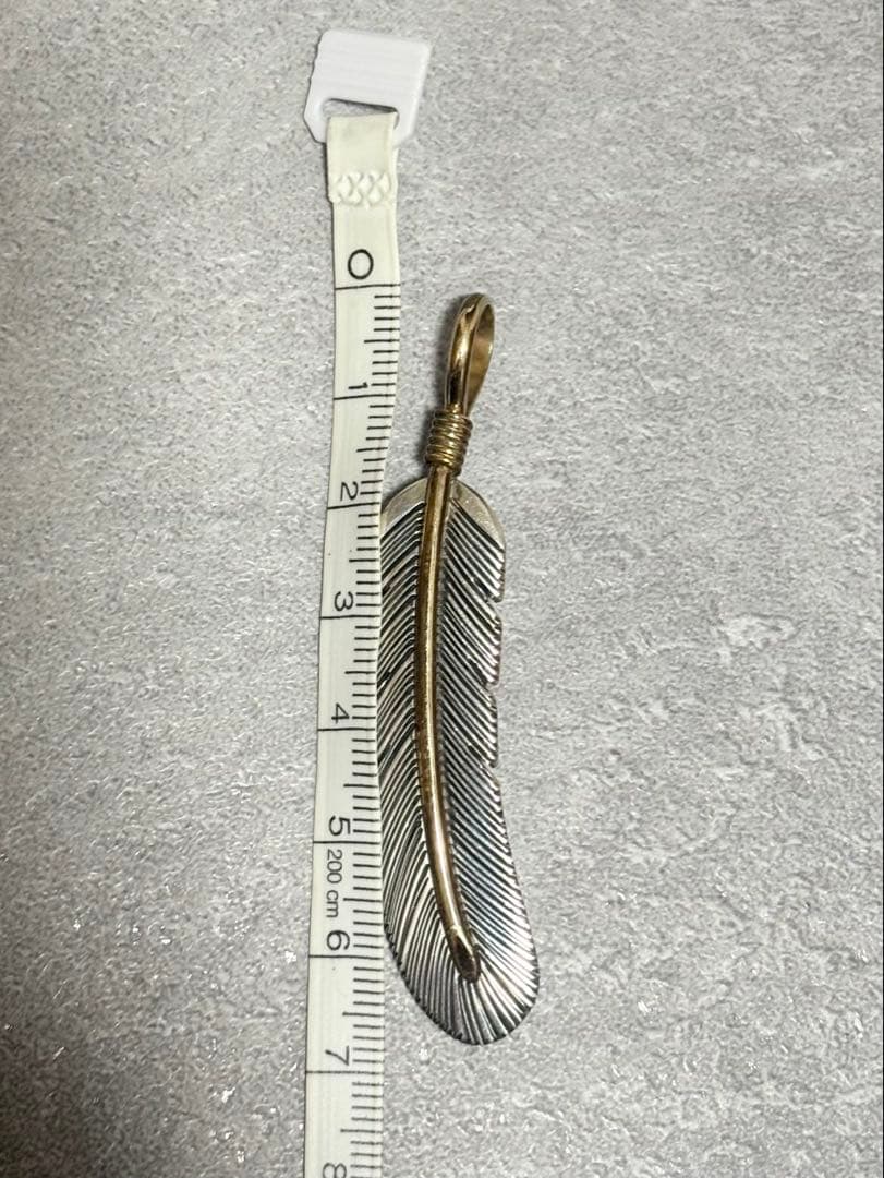 ハシ様専用Harvey Mace 12KGF フェザーペンダント - メルカリ