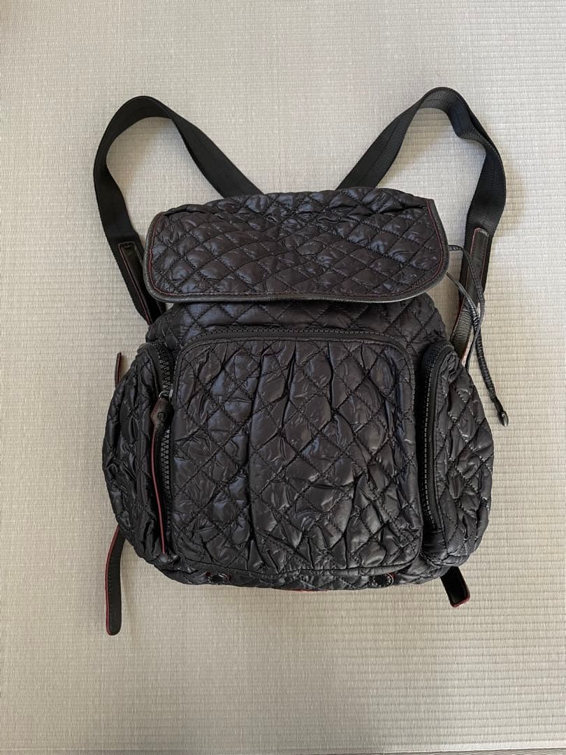お値下げMZ WALLACE エムジーウォレス リュック ブラック キルティング Black Shiny Backpack | MZ Wallace