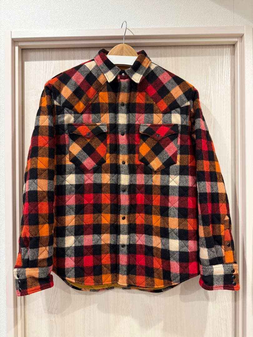 RRL(ダブルアールエル)キルティングシャツジャケット Sサイズ