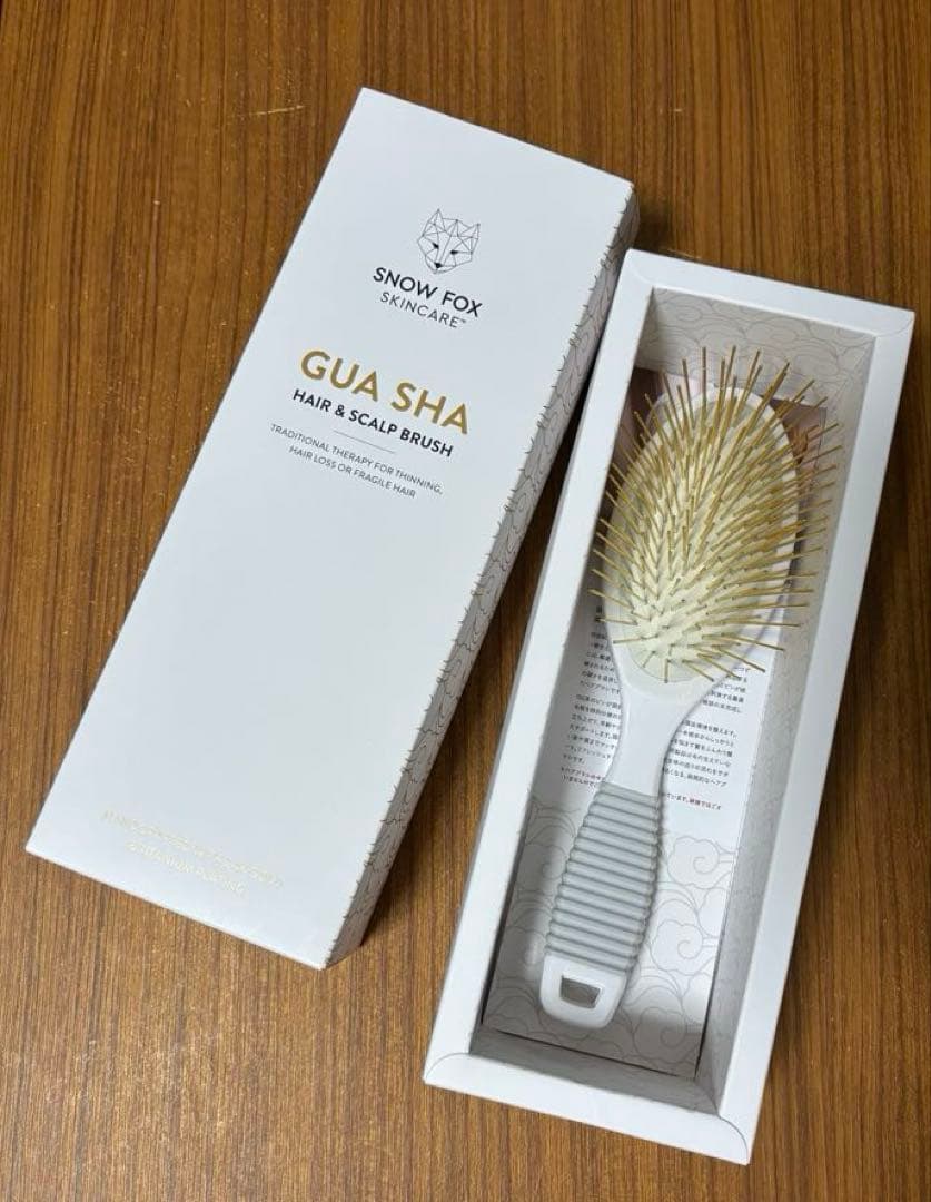 【美品】 FOX GUA SHA ヘアブラシ