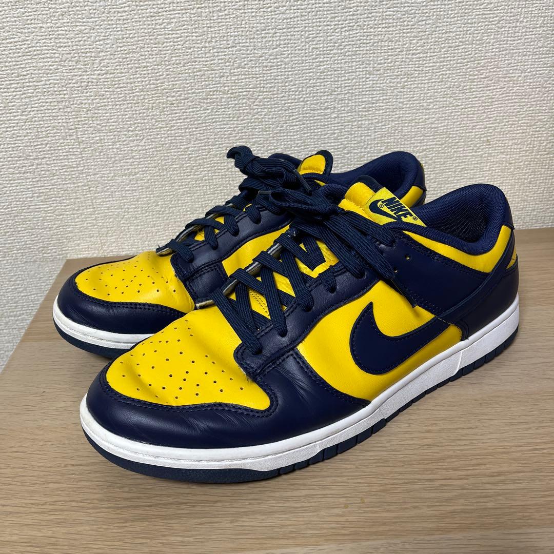 【美品】Nike Dunk Low Michigan 復刻 ミシガン