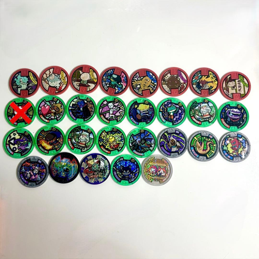 美品】 妖怪ウォッチ零式 妖怪メダル 28枚セット 妖怪とりつきカード