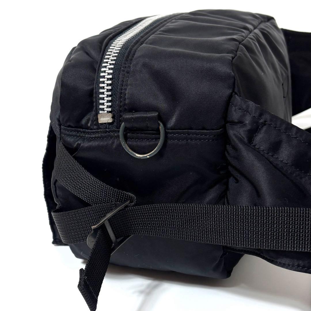 美品】PORTER タンカー ボディバッグ ウエストバッグ ヒップバッグ 黒