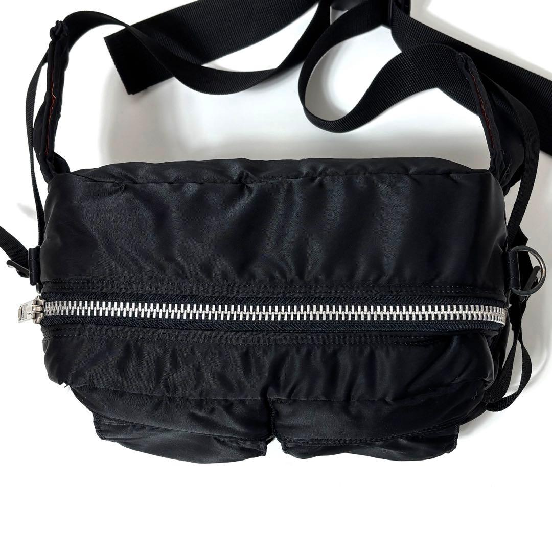 美品】PORTER タンカー ボディバッグ ウエストバッグ ヒップバッグ 黒