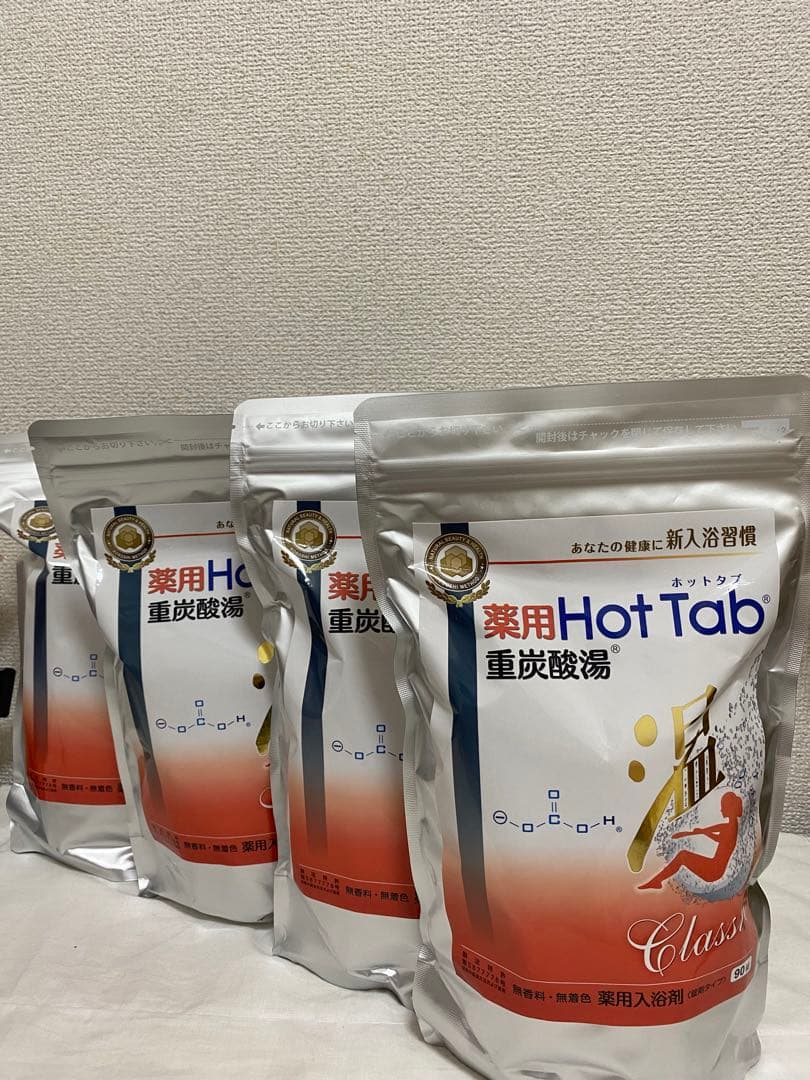 薬用ホットタブ 重炭酸湯Classic 90錠 4袋
