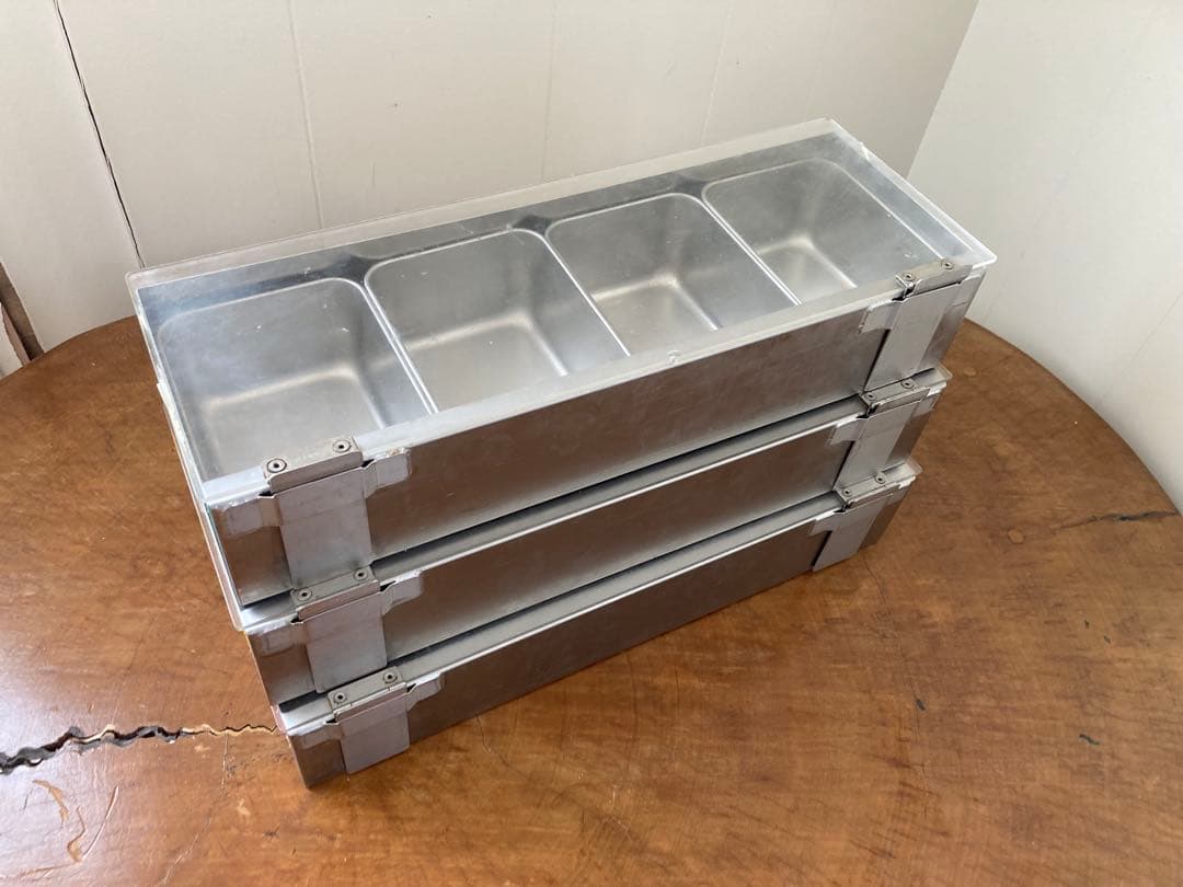 アルミ製フードストレージコンテナ 3個セット